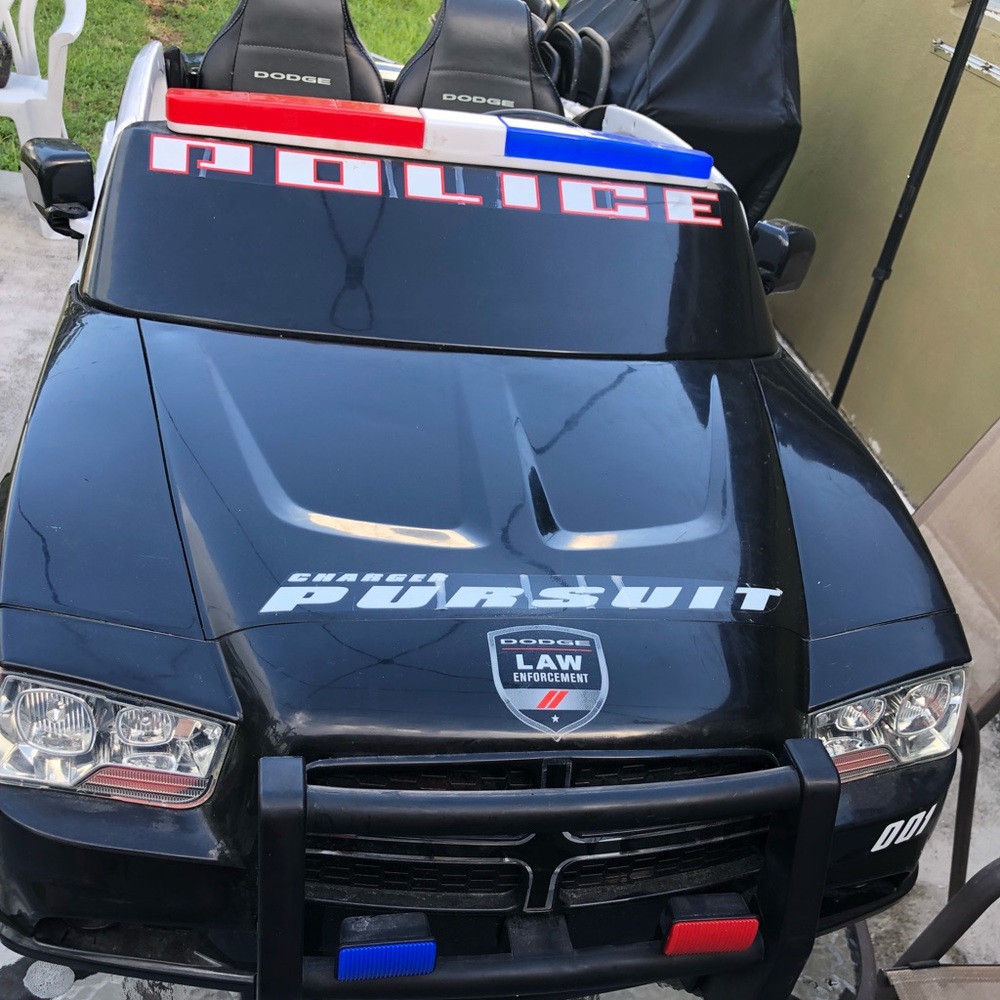 Police Dodge Charger power wheels